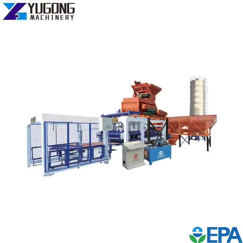 YG High Peformance Cement Brick Making Machine Construction Widely Using Brick Molding Machinery Concrete Block Making Equipment