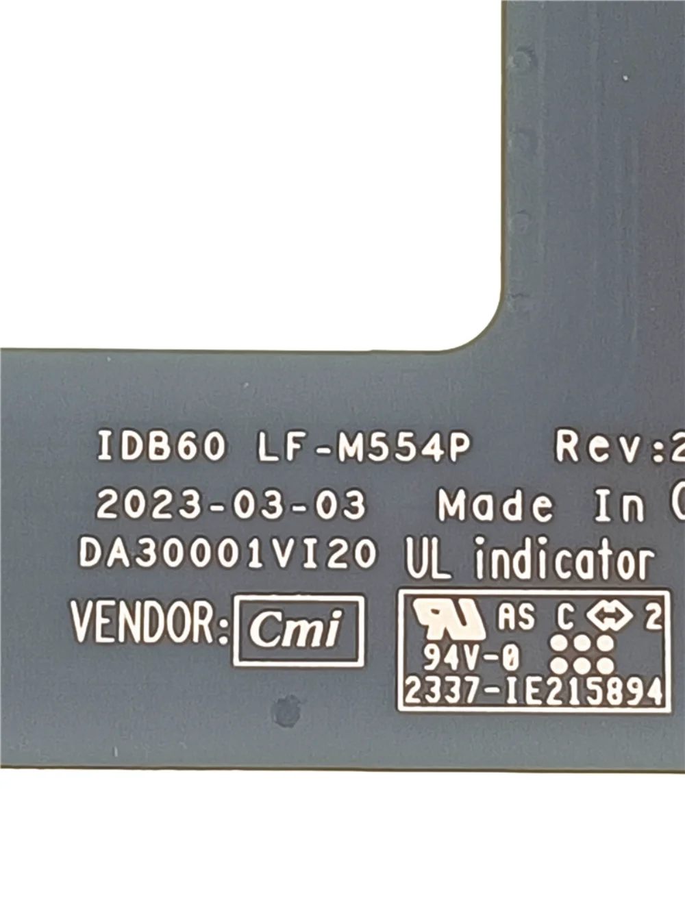 For Dell Precision 16 5680 M5680 IDB60 OLED LCD screen connection cable LF-M554P 0R9R6K R9R6K DA30001VI20