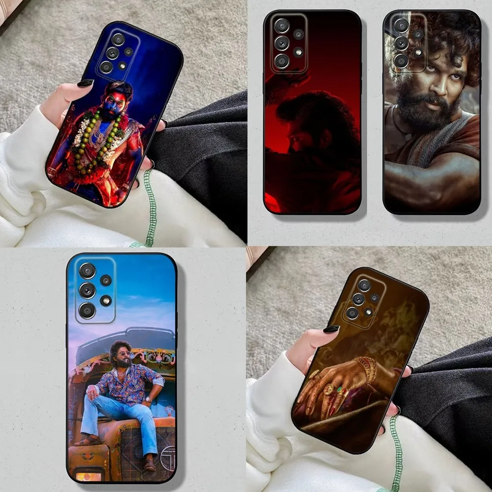 

Movie P-Pushpa 2 Phone Case For Samsung S24,S23,S22,S21,S20,S10,S10E,S9 Plus FE Note 20 Plus Black Cover Shell