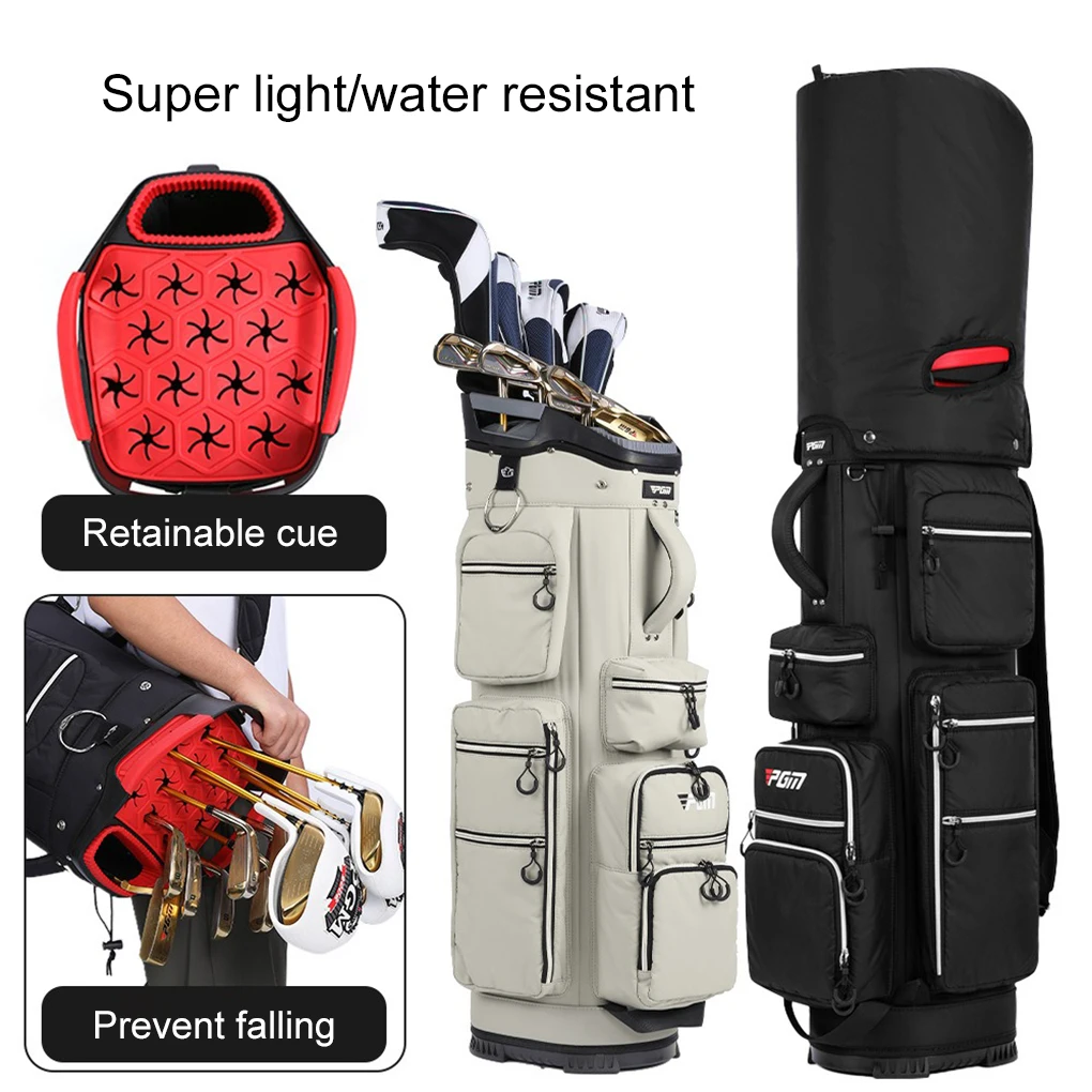 Golf Standard Bag Fixed Club Holder Light Portable Travel Golf Bag Large Capacity Light Weight Sport Bags QB166 Golf Equipment