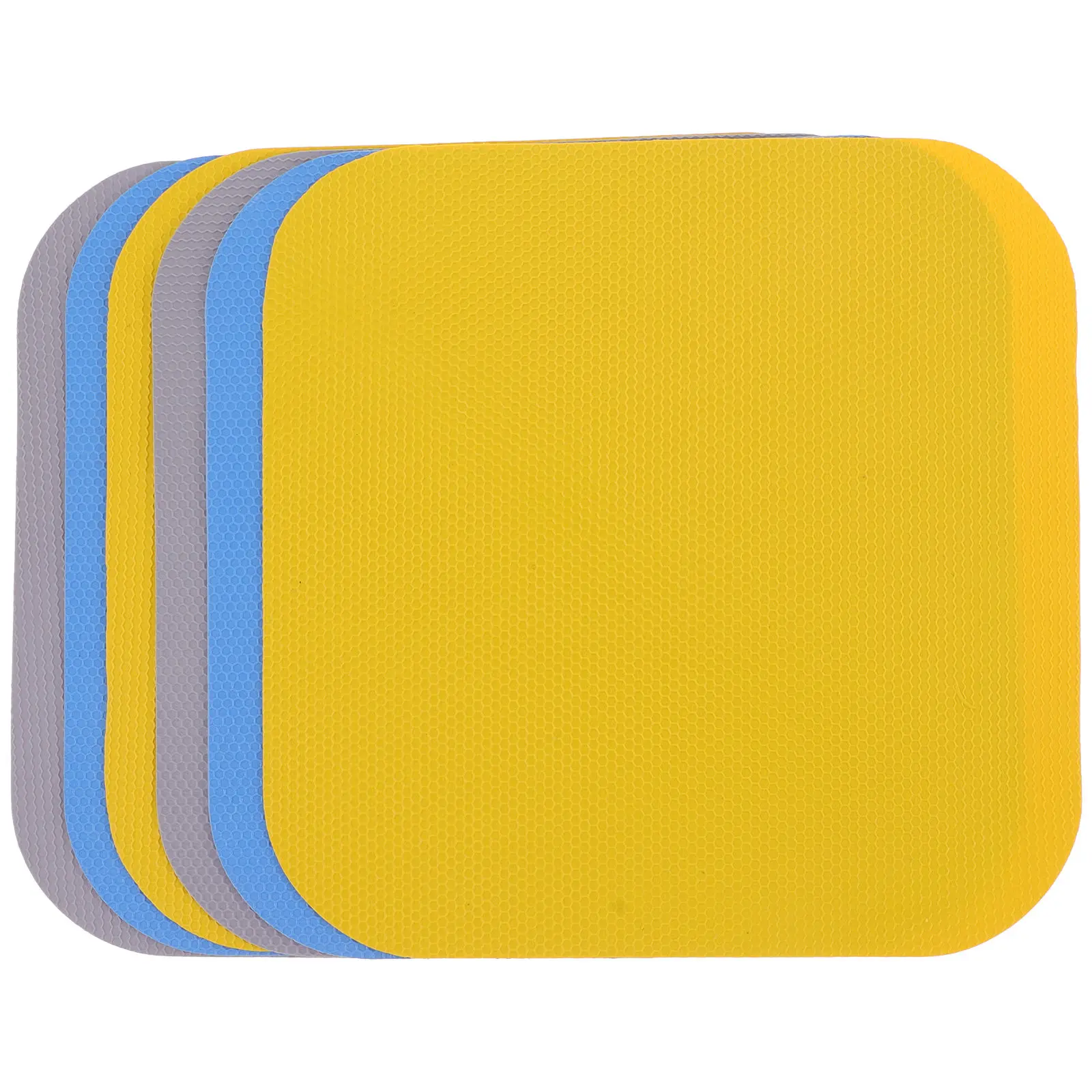 6Pcs Multi-Use Jar Opener Gripper Pads Rubber Bottle Opener Mats Non-Skid Kitchen Lid Grip Rubber Grippers for Opening Jars