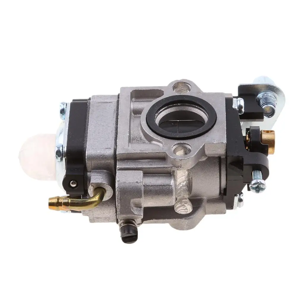 Motorcycle Carburetor 49cc 2 Stroke Iron Carburettor Intake Assembly for Pocket Bike ATV Mini Scooter