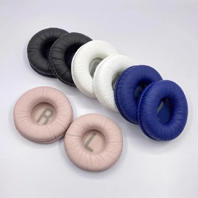 70mm Leather Ear pads For JBL T450 T500BT Tune600BTNC Black Foam pad 7cm Headphone Sponge Covers Earpads cushion Replacement