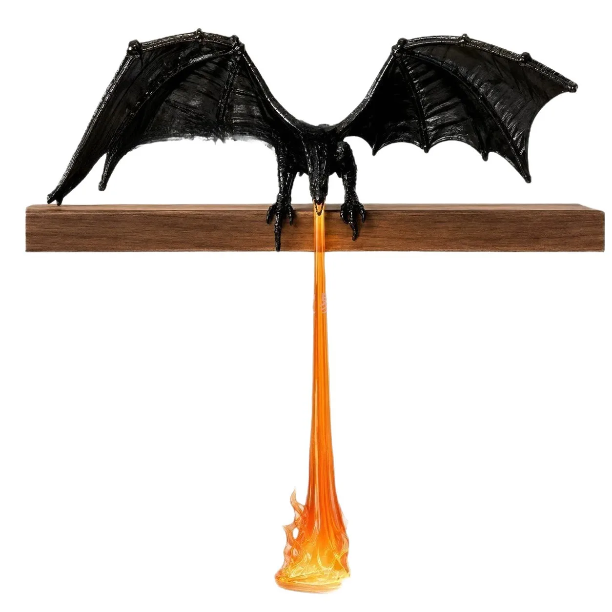 3D Printed Fire Breathing Dragon Lamp LED Decor Dragon Night Light Resin Desktop Ornament Creative Home Bedroom Decoration Gift view 5