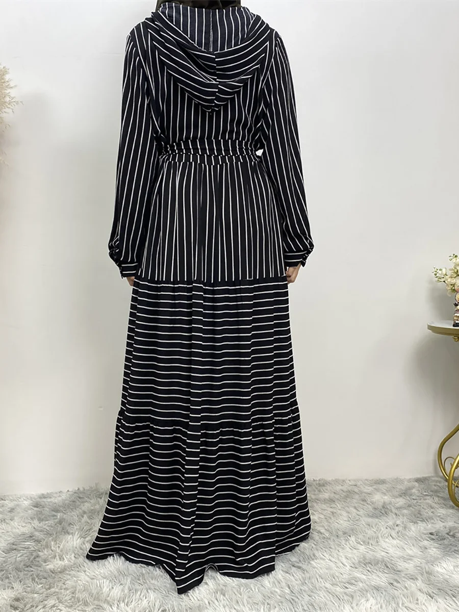 Skromny Abaya Ramadan Musulman De Mode suknia w stylu Maxi indyk Kaftan islamska odzież muzułmański dla kobiet hidżab sukienka Kaftan Vestidos