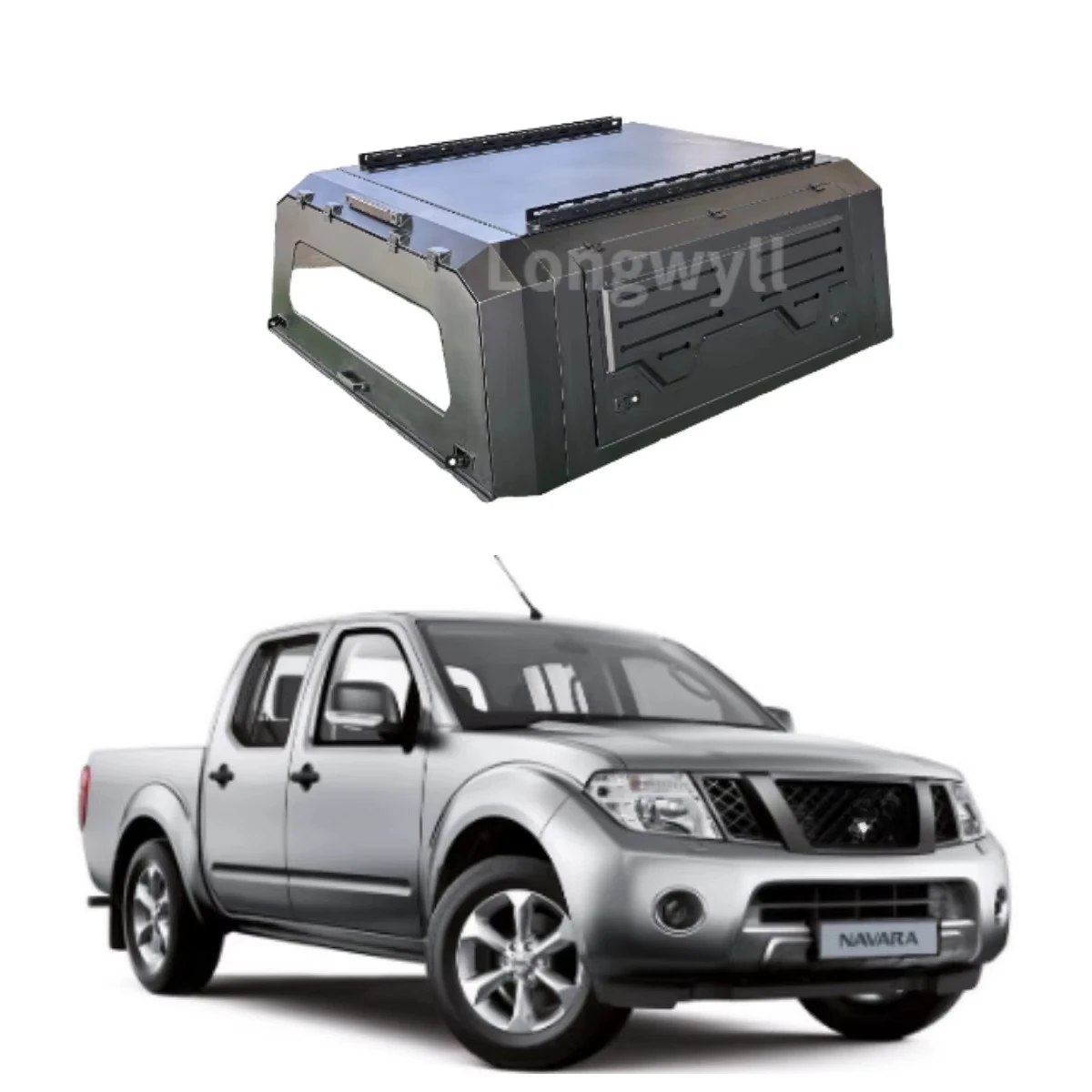 

Heavy-Duty Aluminum SmartCap Tonneau Cover for NAVARA NP300 D40 Pickup Truck Waterproof Anti-Rust Locking Tailbox