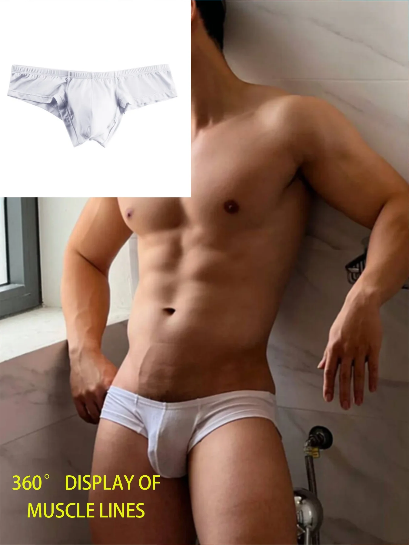 กางเกงในชาย Modal เอวต่ำ - กางเกงในชายนุ่มระบายอากาศดี, แห้งเร็ว, สวมใส่สบาย, สีเรียบ