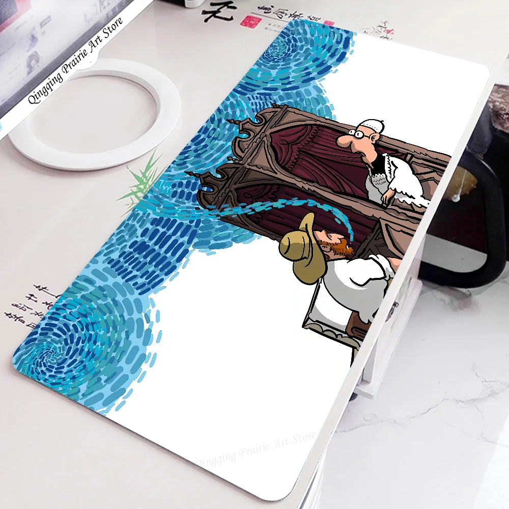 

Van Gogh Art Illustration Mousepad Mouse Mat Desk Mat With Pad gaming accessories Prime Gaming XXL Keyboard Pad