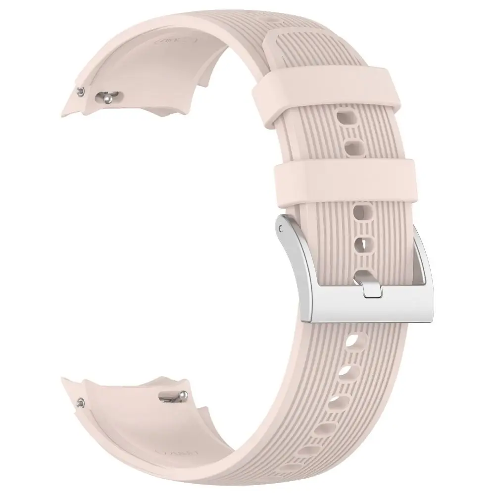 New Silicone Watch Strap Replacement Breathable Bracelet Needle Buckle Stripe Pattern Watchband for Oppo Watch X/Oneplus Watch2