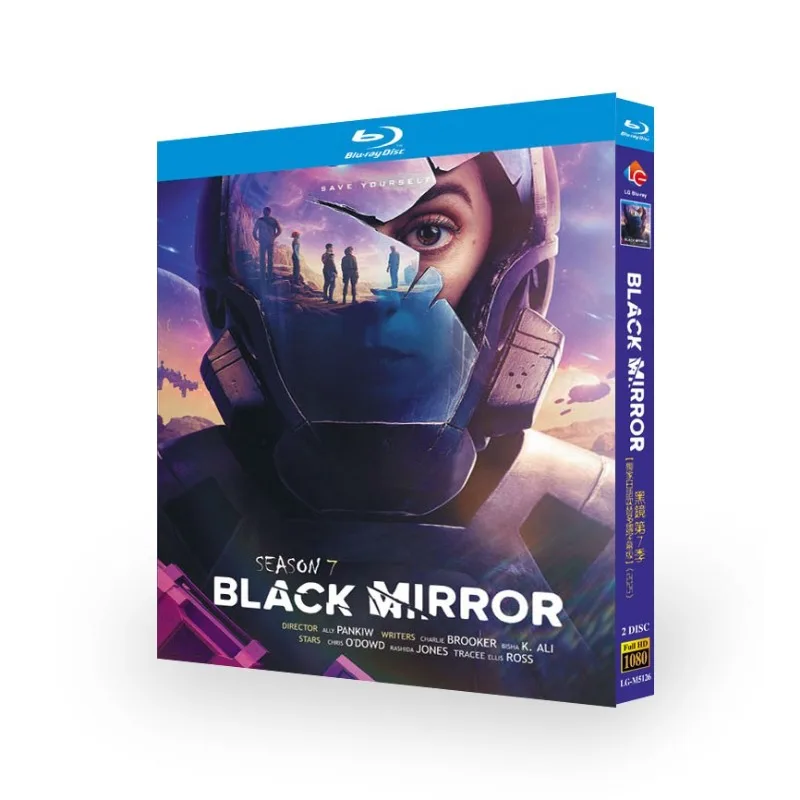 Black Mirror Season 1-7 (2025) Blu-ray discBlu-ray disc 8-Disc New Box Set