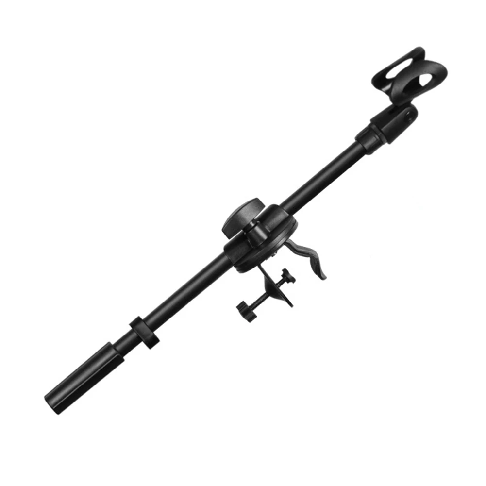 1 PC Rotating  Microphone Stand Mic Clip  Phone For Phone For Ipad  Holder Extension Bracket  35CM Replacement