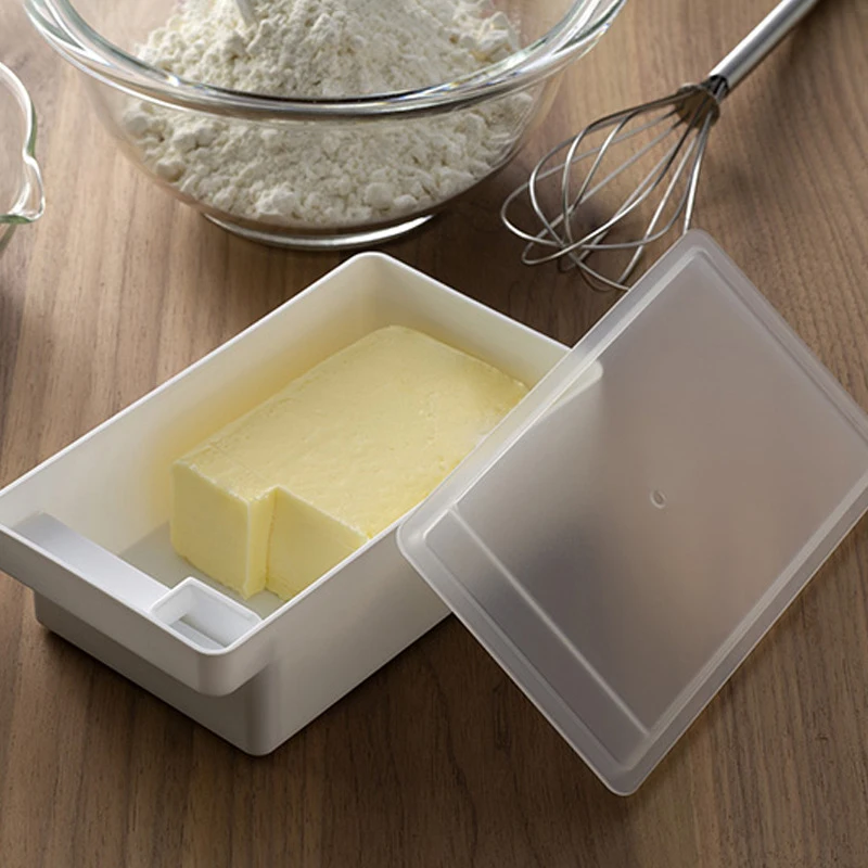 

Butter Dish With Cover Butter Fresh-keeping Box With Cutter Slicer Countertop Butter Box For Refrigerator Storage Home