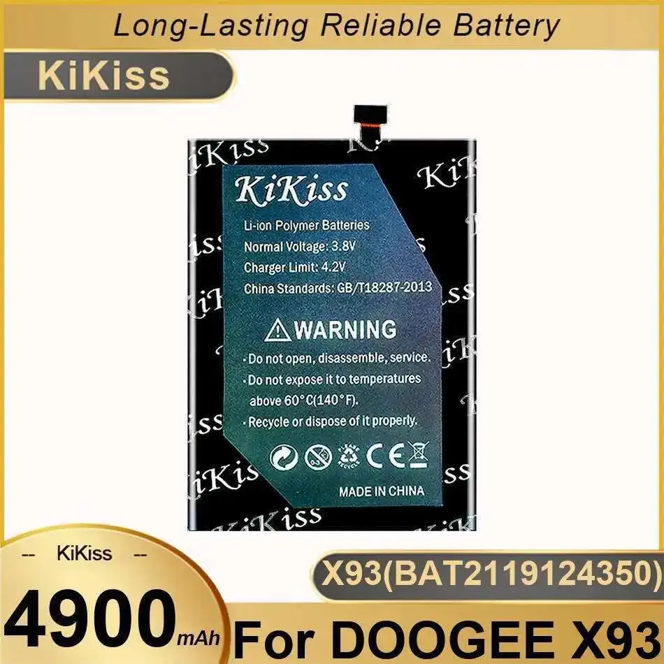 

Mobile Phone Battery For Doogee X93 BAT2119124350 High Capacity 4900Mah