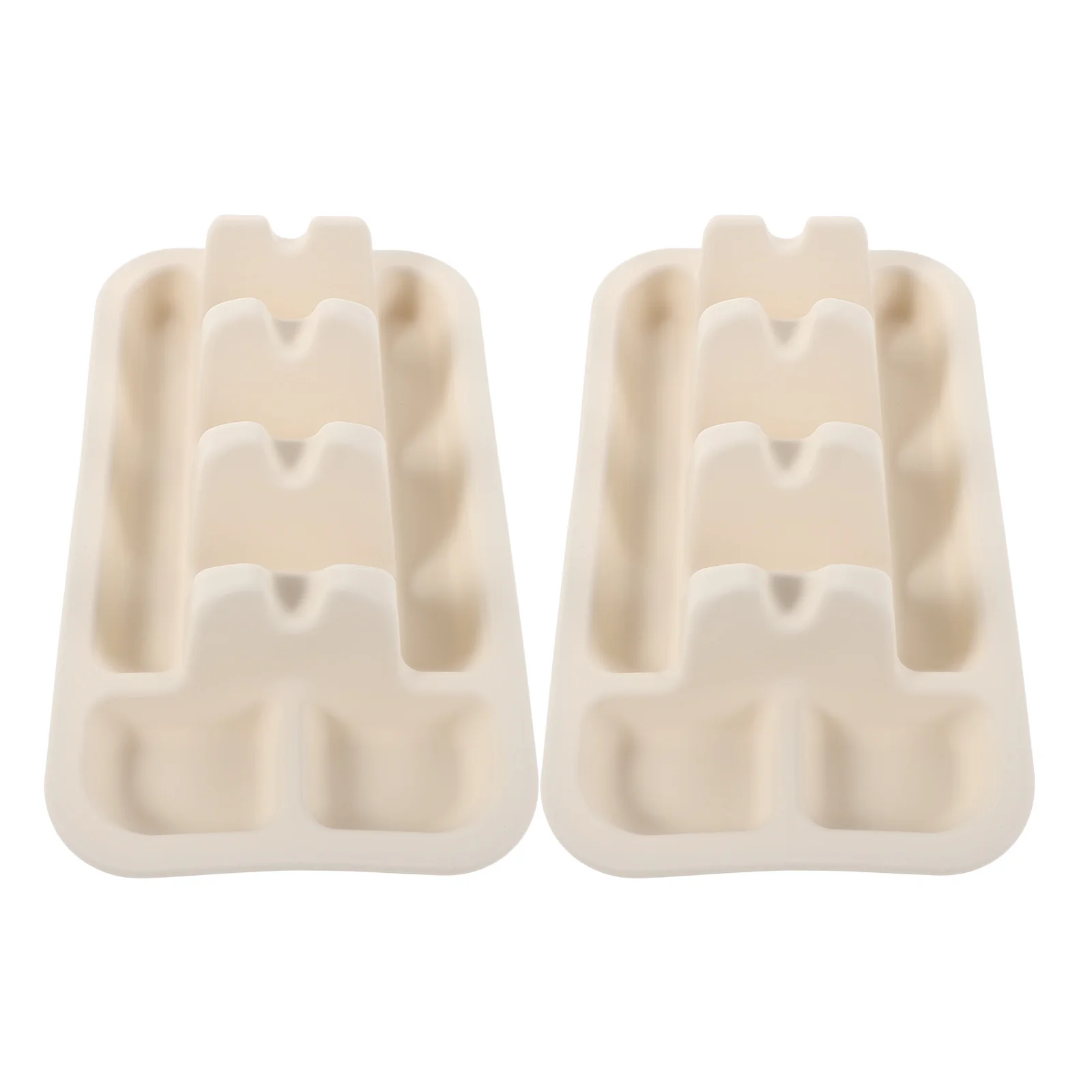 

2 Pcs Corn Cake Tortilla Plate Rack Silica Gel Reusable Taco Plates with Dividers