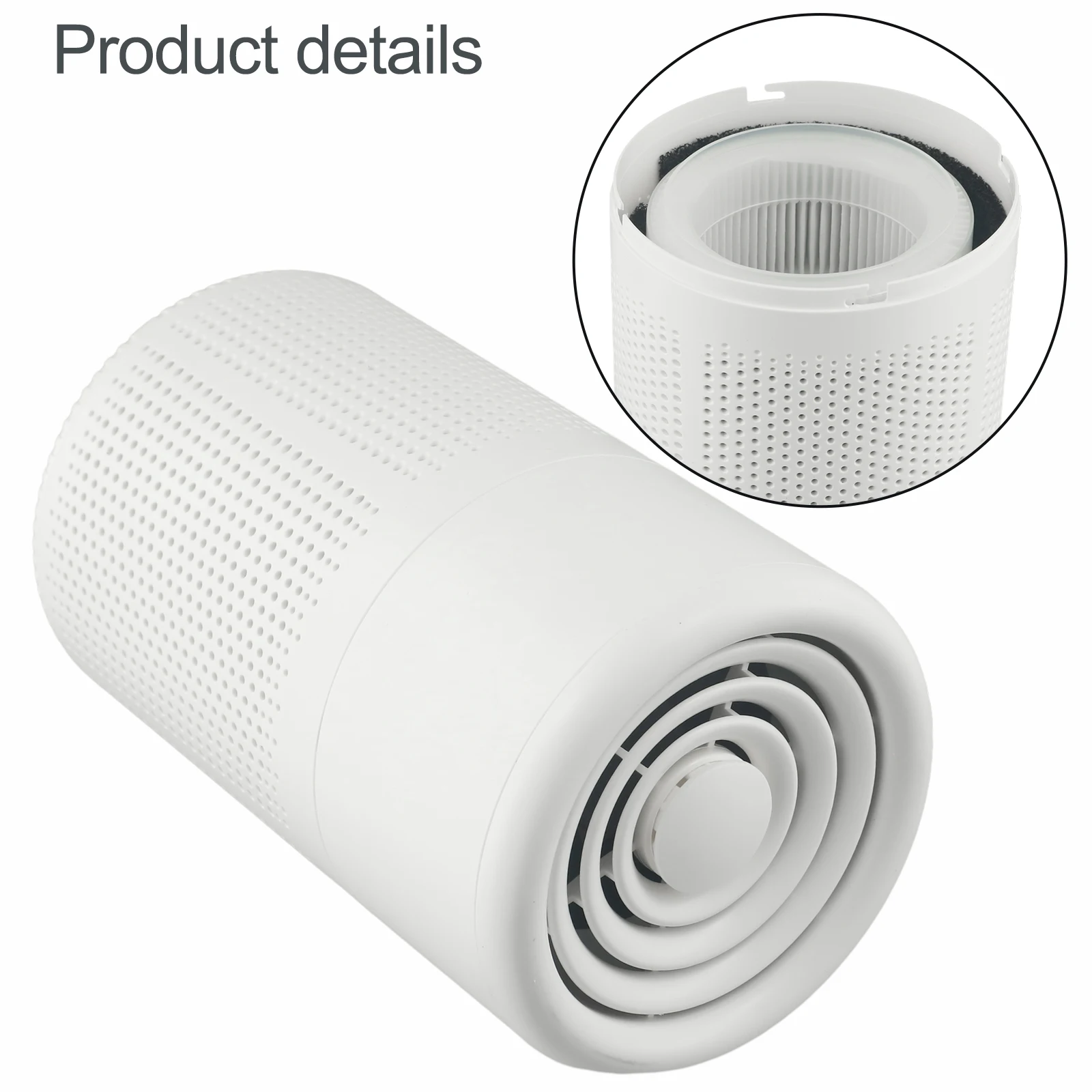 Air Ioniser HEPA Filter Air Cleaner Anti-allergic Compact Size Diffuser Eliminates Smoke For Cleaner Environment