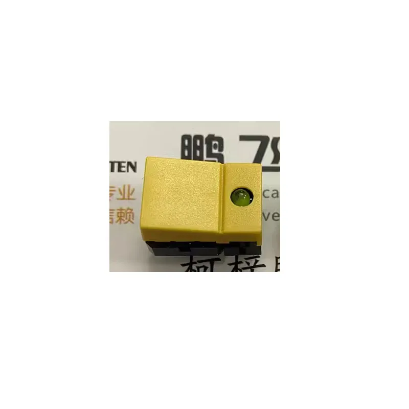 1PCS/LOTS Japan B3J-4300 Tactile Switch Console Key Switch Yellow with Green Indicator Light Emitting