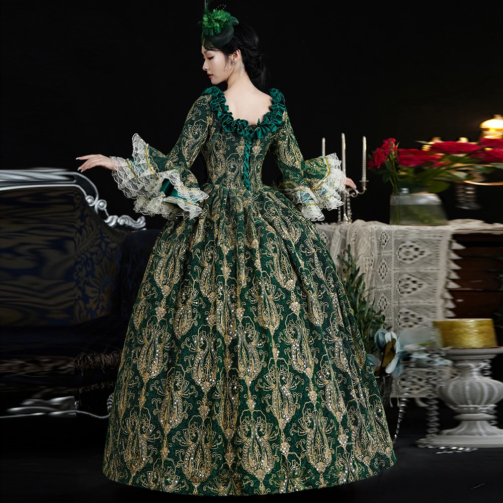 victorian era green victorian dress Lime Green Victorian dress, bustle dress, Gilded Cage Dress, Victorian –  TwirlingDresses