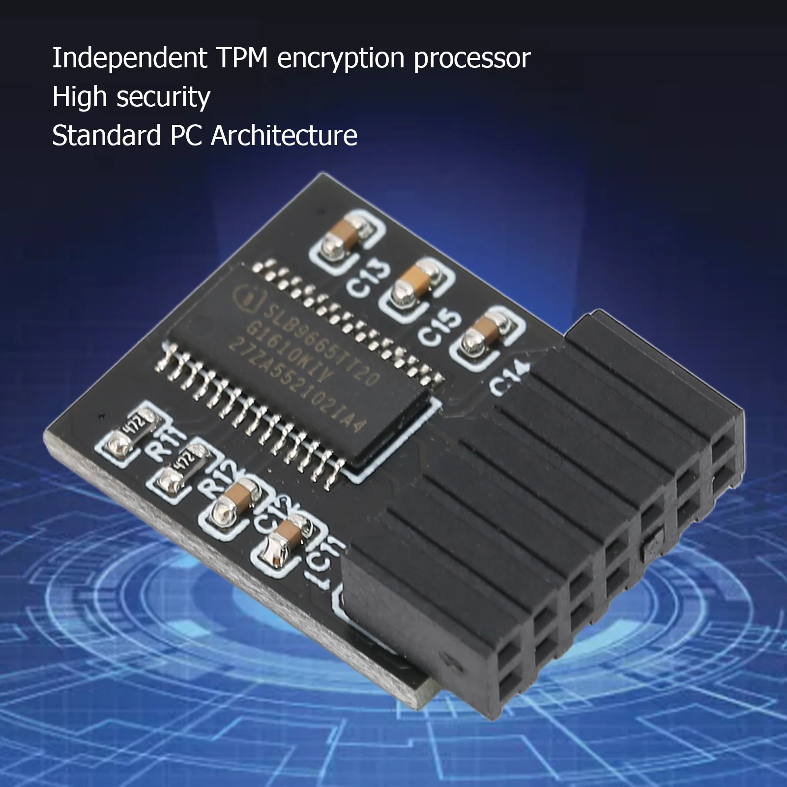 Encryption Security Module TPM Module System Components TPM Processor PC Architecture LPC Interface PCB Material for