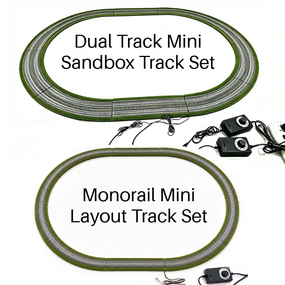 N Scale Code80 Concrete Sleeper Small Diorama Track Set Single / Double Track Model Train Layout Scenery Decoration