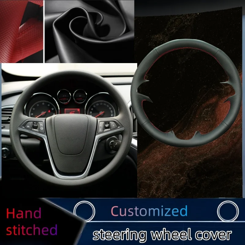 

Hand-stitched Microfiber Leather Car Steering Wheel Cover For Opel Astra (J) 2009-2015 Meriva (B) 2010-2017 Zafira (C) 2011-2016
