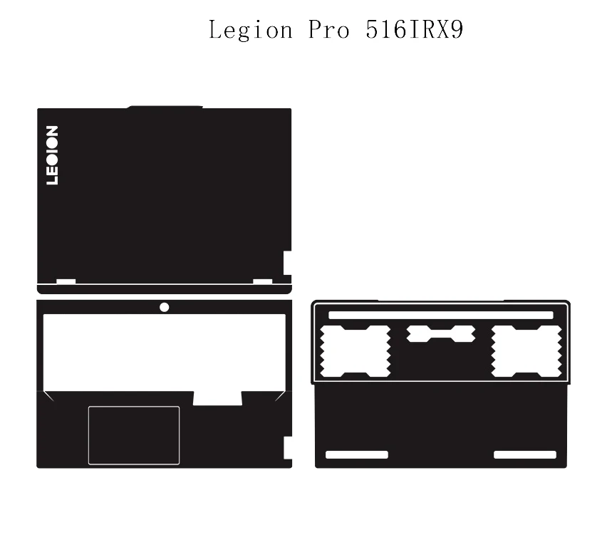 Pre-cut 1x Top+1x Around keyboard+1xBottom Skin Sticker Cover For Lenovo Legion Pro5 16 IRX9 Laptop PC