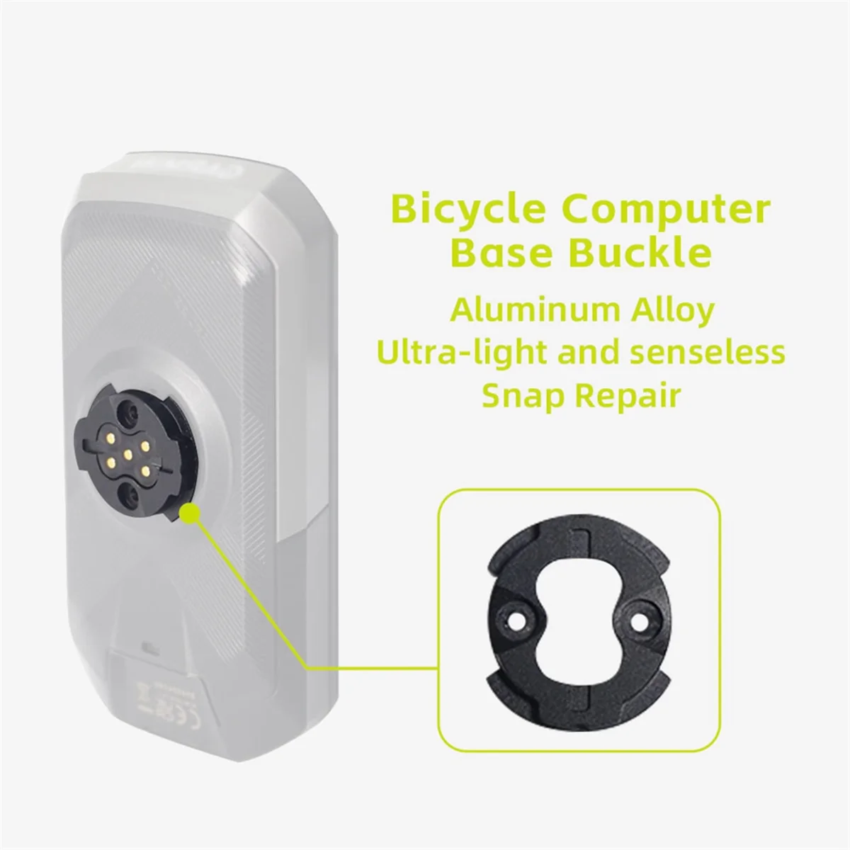 SZSC Bicycle Computer Base Repair Part for 1050 Bicycle Computer Base Aluminum Alloy Repair Parts