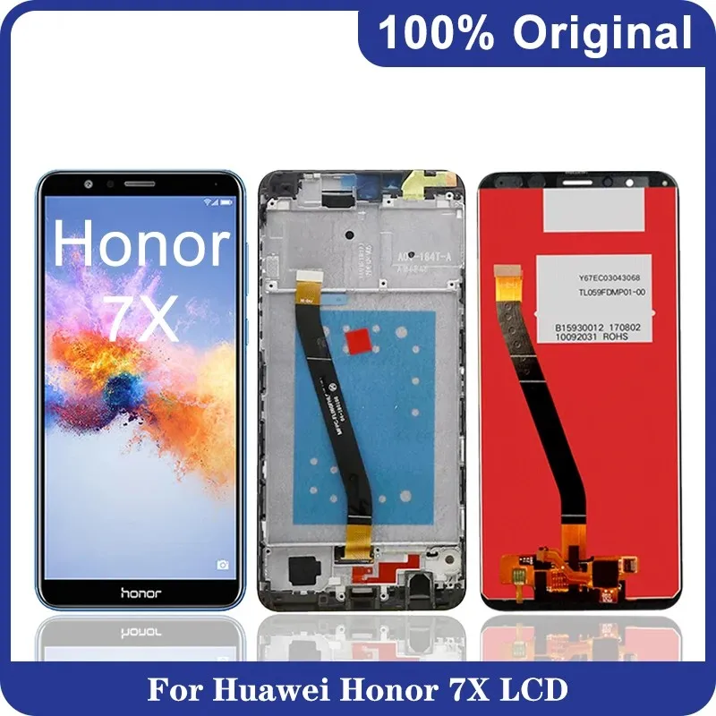 5.93'' For Huawei Honor 7X LCD BND-AL10 BND-L21/L22 LCD Display Touch Screen Digitizer Assembly For Honor 7X Screen Replacement