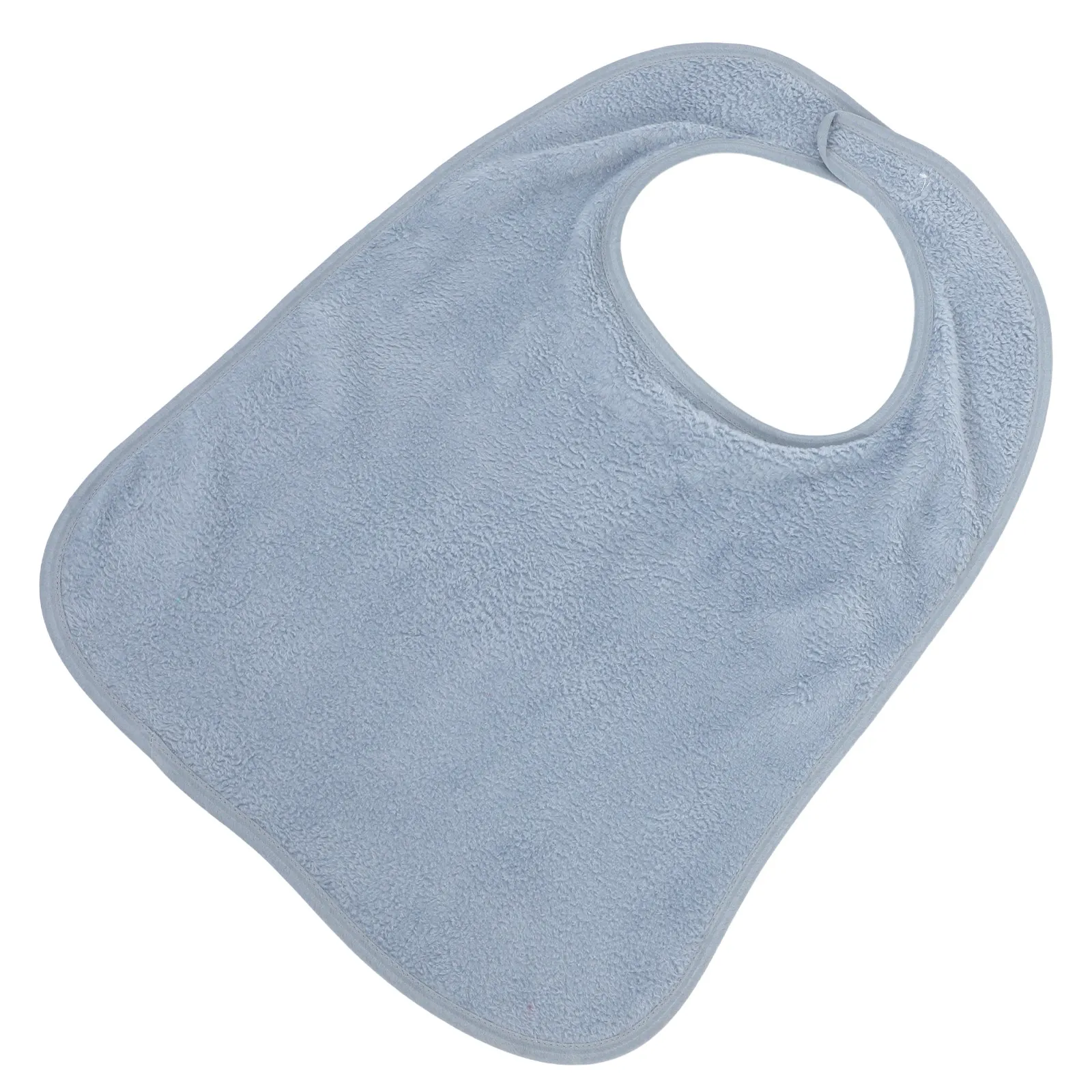 Reusable Polyester Adult Bib for Elderly Disabled Special Needs Warm Soft Absorbent Reversible Adjustable Dining Clothing