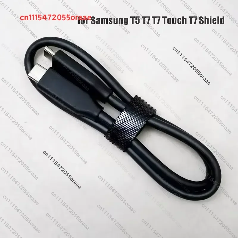 50cm Type C Data Cable USB3.1 3.2 Gen2 10Gbps Cable Cord for T5 T7 T7 Touch /Shield Mobile Solid State Drive