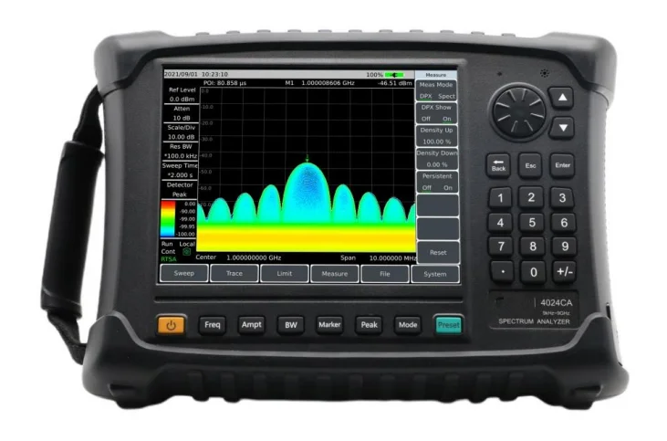 WF4024CA Frequency Range 9 kHz to 9 GHz 5G, 4G/LTE, 3G Test Solution Real-Time Spectrum Analyzer
