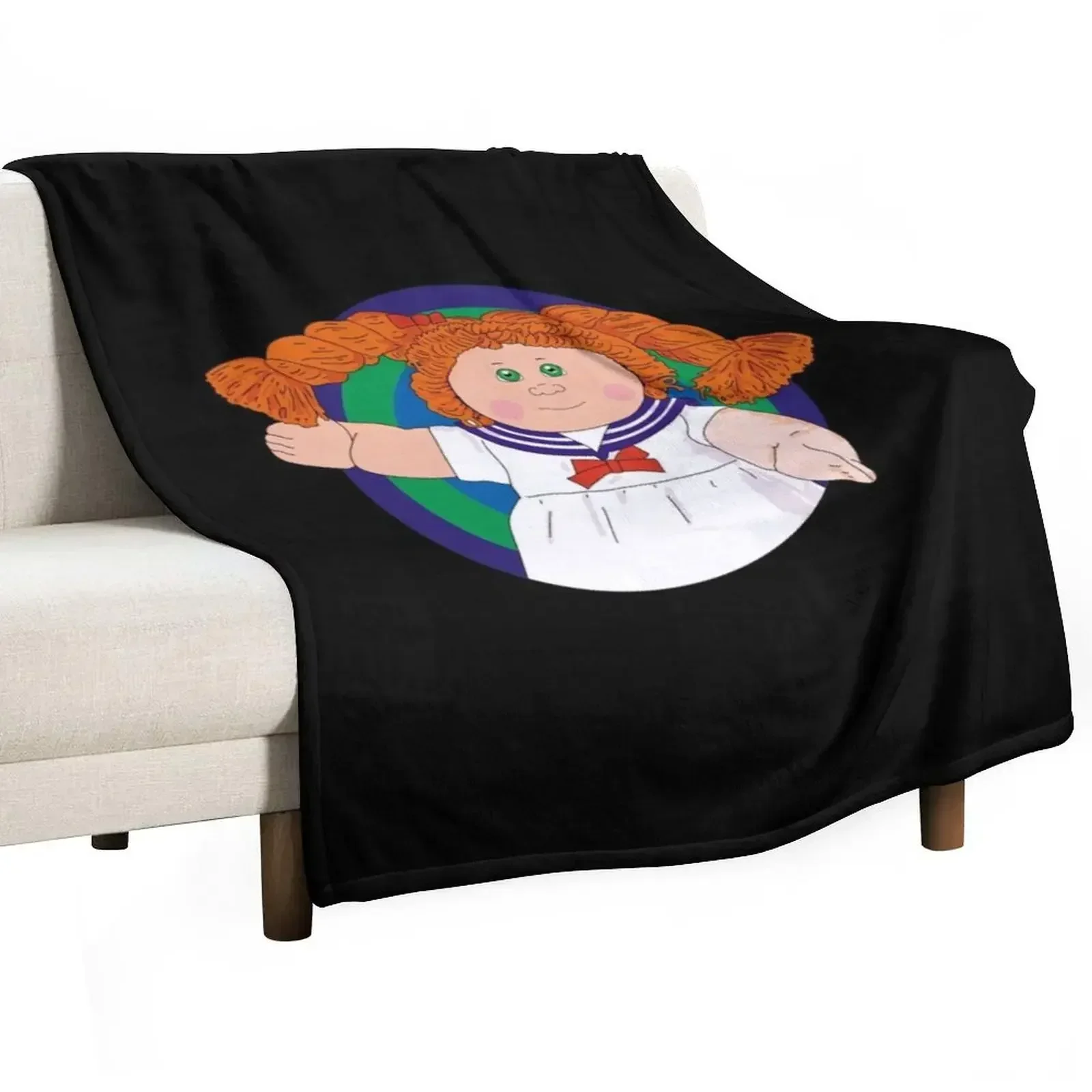 Marine Cabbage Patch Throw Blanket Tourist Decoratives Bed Fashionable Weighted Blankets