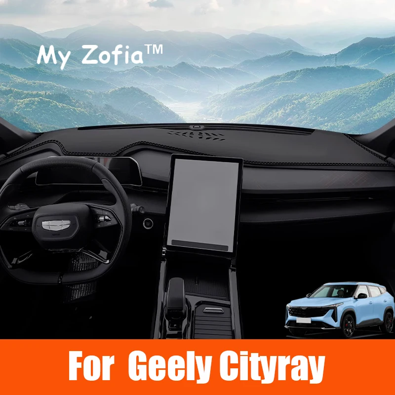 For Geely Cityray 2024 2025 boyue Car Dashboard Cover Avoid light Pads Anti-UV Mats Instrument Panel Case Carpets Accessories