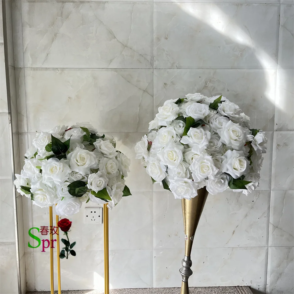 

SPR Decorative Table Runner Garland Centerpiece Arrangement Wedding Decoration Ball Artificial Flower Centerpieces