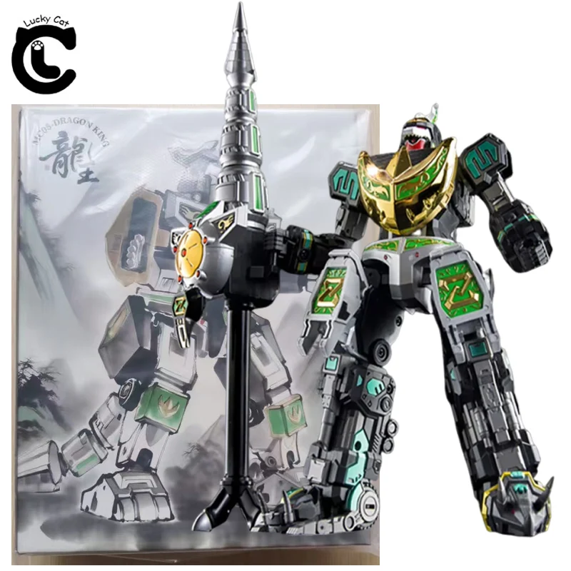 متوفر في المخزون لاكي كات MC-05 صغيرة الحجم مايتي مورفين باور رينجرز التنين قيصر 18 سنتيمتر شخصيات أنيمي نموذج جمع لعبة