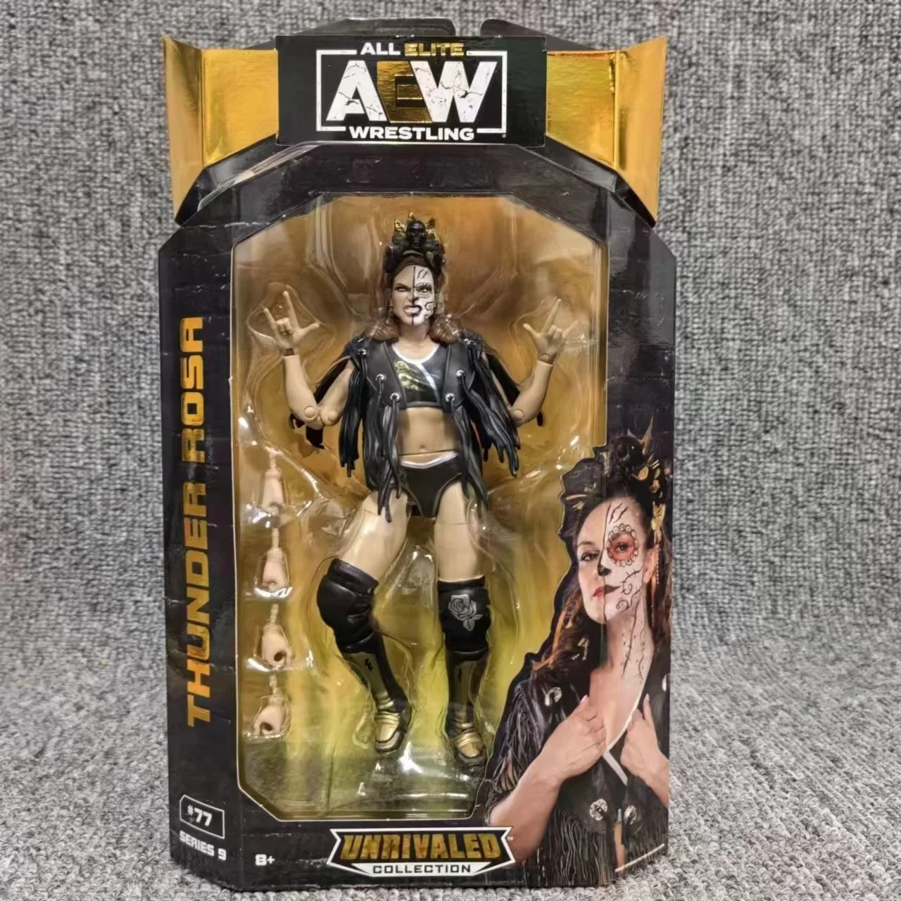 

Thunder Rosa 6'-7'Rare WWE/AEW /WWF/WCW Figure Collection PVC All Elite Wrestling Unmatched Collection Action Figures