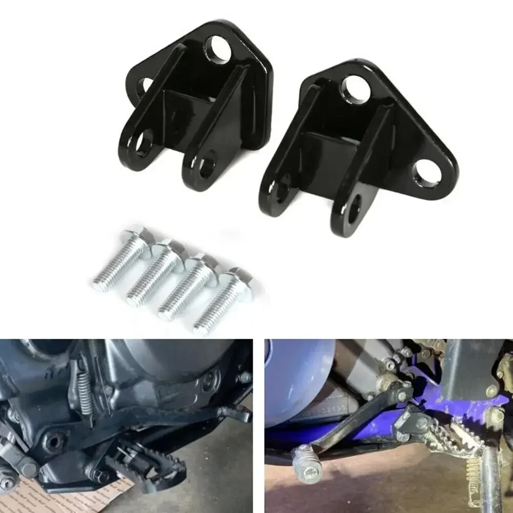 2''(50mm) Footrest Footpeg Lowering Mounts Kit For Suzuki DR650 DR650S DR650SE 1996-2023