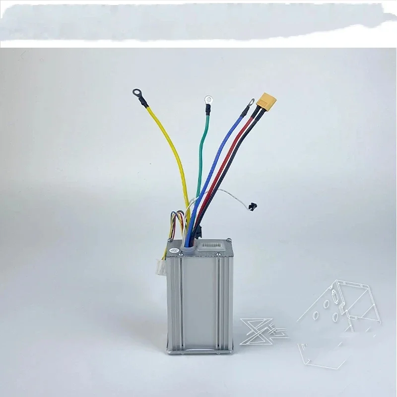 Yunli Elektroroller-Controller-Umrüstsatz, 25 A, 28 A, Motor-Controller-Kit für 48 V, 52 V, 60 V Dual-Motor-E-Scooter