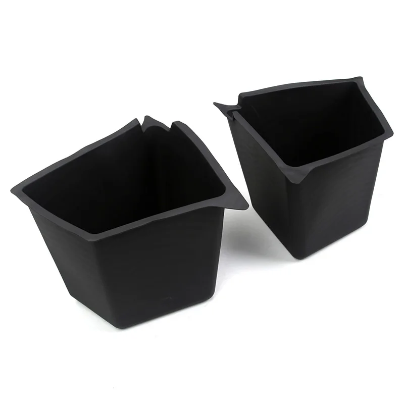 صندوق تخزين جانبي يوضع في الجزء الخلفي من صندوق السيارة ، حجرة شحن ، دلو منظم ، صينية يسار يمين ، صندوق تخزين رزم للتزيين لطراز تسلا Y