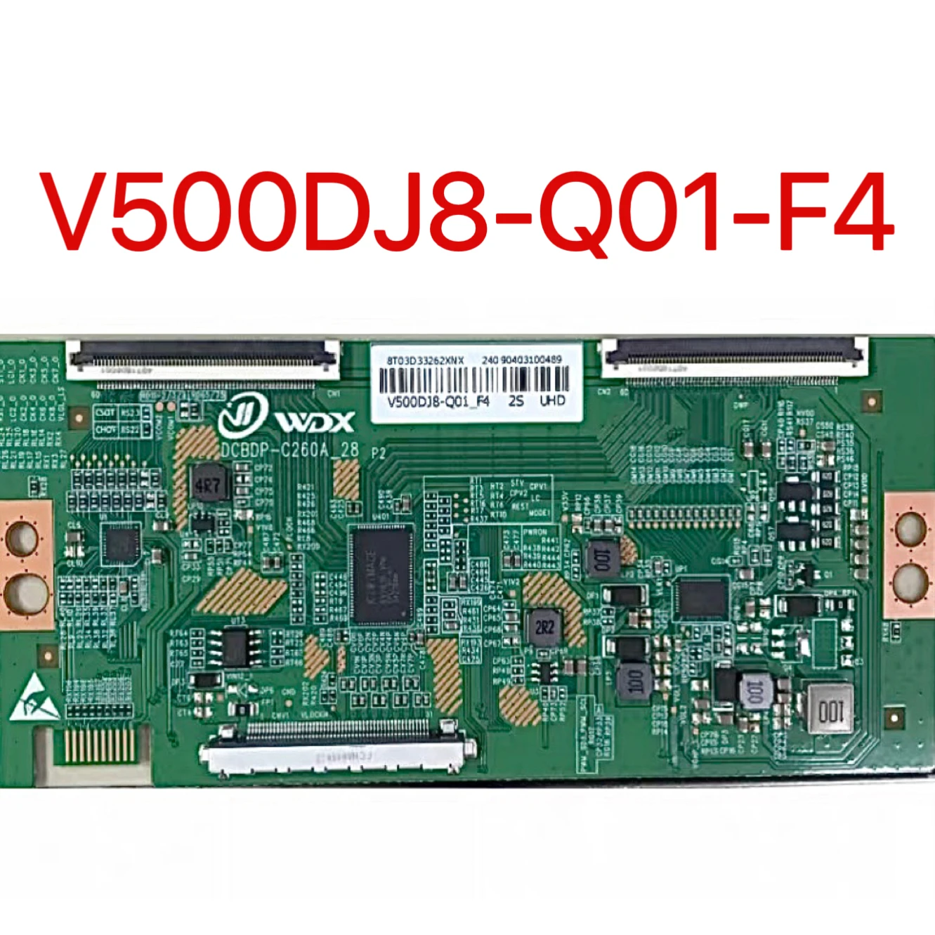 Newly upgraded V500DJ8-Q01-F4 logic board supports single and double partitioning