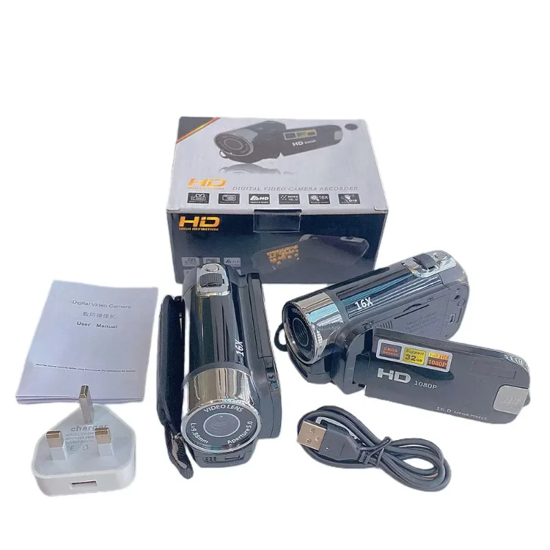 Wholesale HD Video Camera for Cars Recorder Auto Tracking Video Conference Camera D100 DV Cam 16 Million Camcorder Neutral OEM