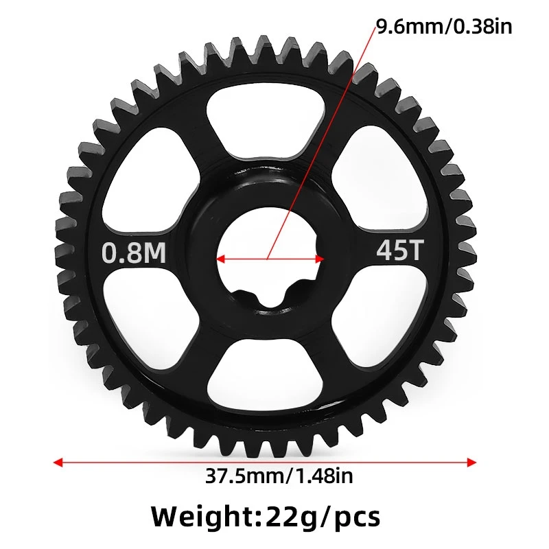 

0.8M 45T Pionion Gear for TRAXXAS MINI MAXX