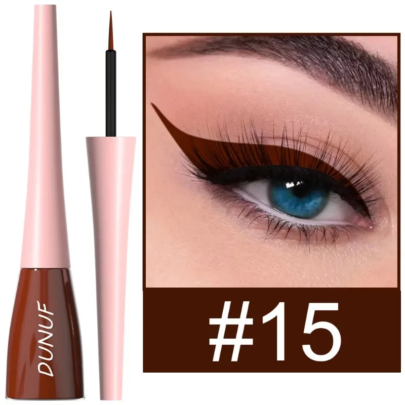 Blue Eyeliner Lasting Liquid Eyeliner Pencil Waterproof Quick-Dry No Blooming Blue White Eye Liner Pen Cosmetics Tools 18 Colors