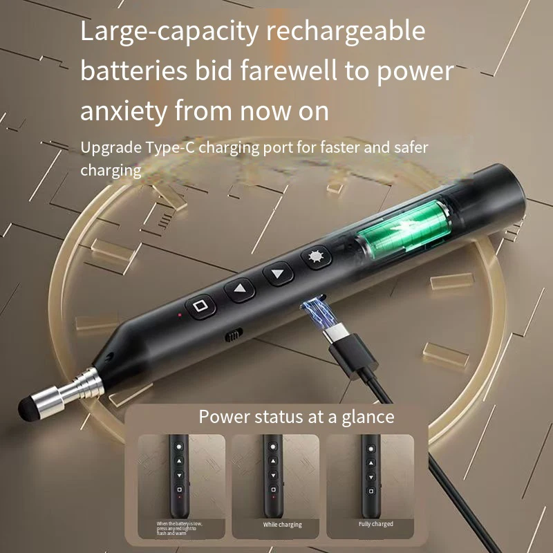 الصفحة اللاسلكية تيرنر مقدم الصفحة تحول القلم مؤشر باور بوينت عرض الفرس USB PowerPoint