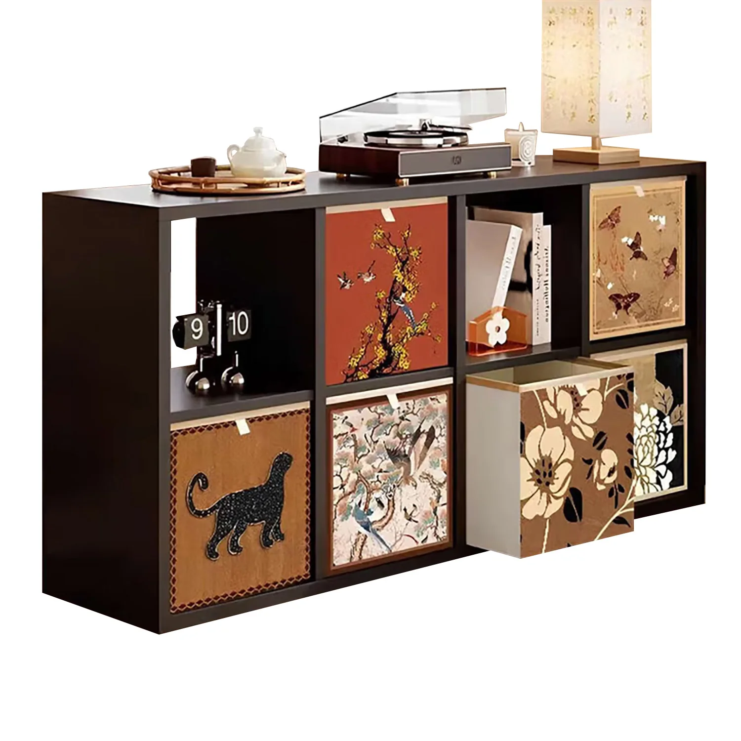 

Black High-Quality Full Steel Storage Cabinet Multiple Styles for Free Combination Quality Office Storage Solution