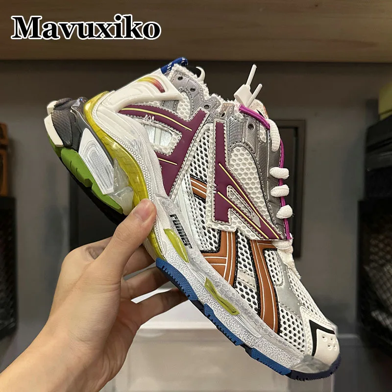 2024 New Fashion Top Quality Casual Sneakers Men Women Comfortable Breathable Outdoor Lace-up Walking Male Female Sports Shoes