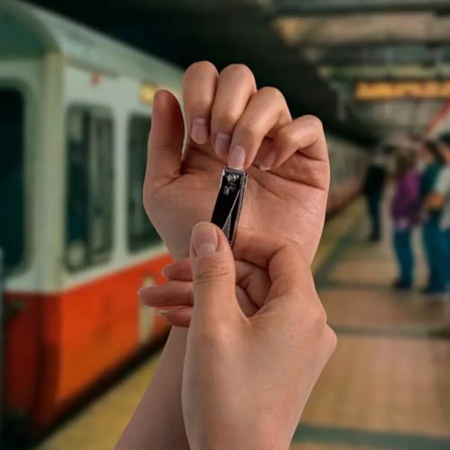 Set di tagliaunghie, confezione da 6, include tagliaunghie dei piedi, tagliaunghie e tagliaunghie per dita per adulti, calze da uomo