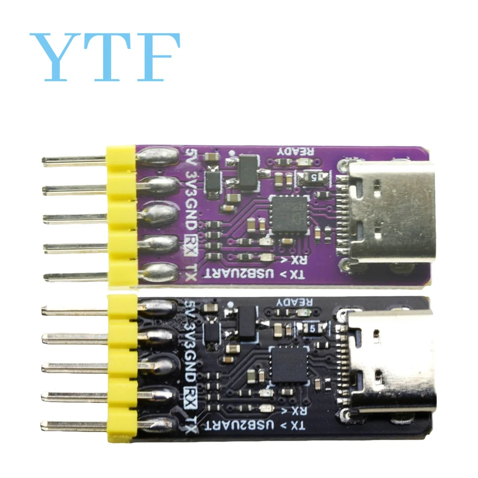 USB to TTL/UART Serial Downloader High Speed Asynchronous Serial Microcontroller CH343P Chip Module Type-C Interface