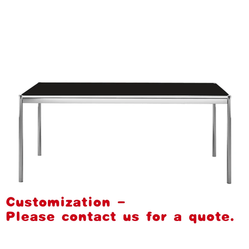 

Customize.Designer Stainless Steel Work Desk Large Long Desk Studio Modern Minimalist Long Table Home Office Computer Desk