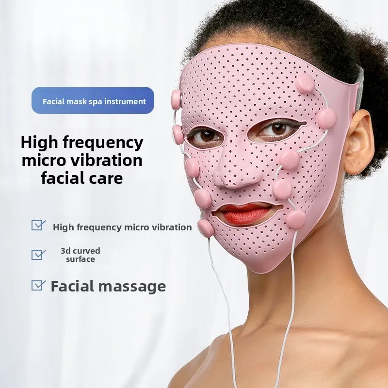Silicone Mask EMS Micro-current Facial Massager, Lifting and Firming
