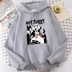 Villains Hoodies Women Cartoon Bad Girl Have More Fun Autumn Graphic Tops 90s Harajuku Gothic New Fashion Hoodie Clothing